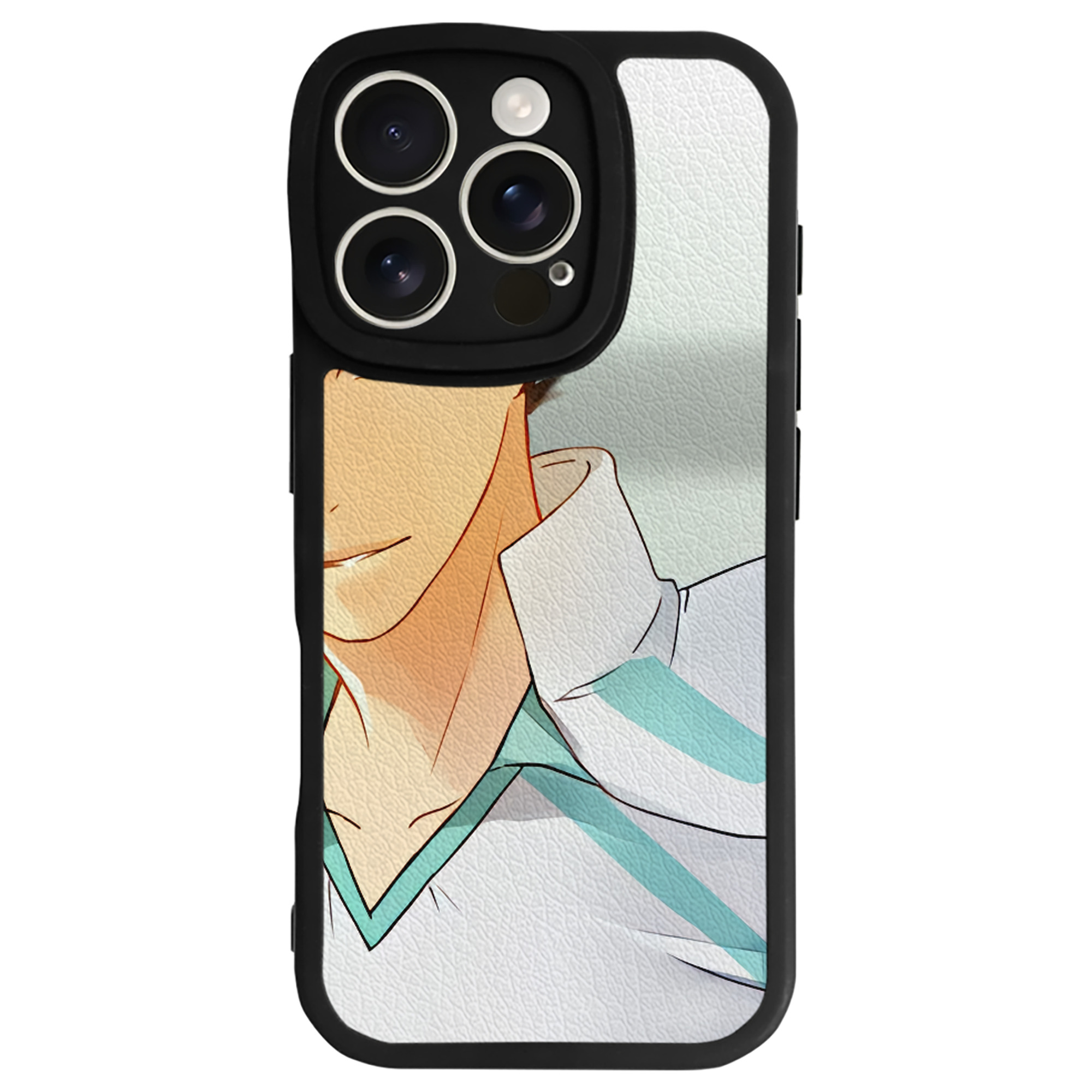 （画像用） ハイキュー!! Haikyu!! 【iPhone 16シリーズ対応】シリコンスマホケース（レザー調） 材質：シリコン